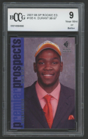 Kevin Durant 2007-08 SP Rookie Edition 96-97 #106 (BCCG 9) at PristineAuction.com