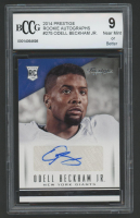 Odell Beckham Jr. 2014 Prestige Rookie Autographs #275 (BCCG 9) at PristineAuction.com
