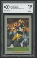 Aaron Rodgers 2005 Topps Turkey Red #221 RC (BCCG 10) at PristineAuction.com