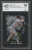 Derek Jeter 1998 Leaf Fractal Materials GLS PX #164 #1626/3250 (BCCG 10) at PristineAuction.com