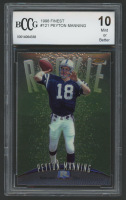 Peyton Manning 1998 Finest #121 RC (BCCG 10) at PristineAuction.com