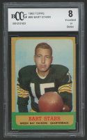 Bart Starr 1963 Topps #86 (BCCG 8) at PristineAuction.com
