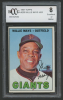 Willie Mays 1967 Topps #200 (BCCG 8) at PristineAuction.com