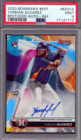 Yordan Alvarez 2020 Bowman's Best Best of '20 Autographs Refractors #B20YA (PSA 9) at PristineAuction.com