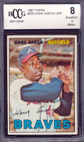 Hank Aaron 1967 Topps #250 (BCCG 8) at PristineAuction.com