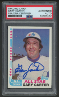 Gary Carter Signed 1982 Topps #344 AS (PSA) at PristineAuction.com