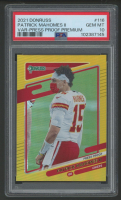 Patrick Mahomes II 2021 Donruss Press Proof Premium Variation #116 (PSA 10) at PristineAuction.com