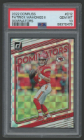 Patrick Mahomes II 2022 Donruss Dominators #D12 (PSA 10) at PristineAuction.com