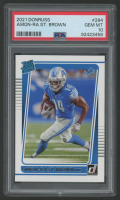 Amon-Ra St. Brown 2021 Donruss RR #284 RC (PSA 10) at PristineAuction.com