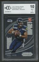Russell Wilson 2012 Panini Prizm Rookie Impact #8 RC (BCCG 10) at PristineAuction.com