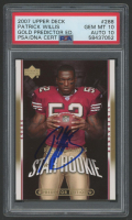 Patrick Willis Signed 2007 Upper Deck Gold Predictor Edition #288 (PSA 10 | Autograph Graded 10) at PristineAuction.com