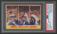 Stan Musial Signed 1962 Topps IA #317 (PSA | Auto 9) at PristineAuction.com