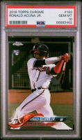 Ronald Acuna Jr. 2018 Topps Chrome #193 RC (PSA 10) at PristineAuction.com