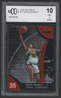 Kevin Durant 2007-08 Finest #71 RC (BCCG 10) at PristineAuction.com