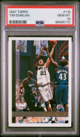 Tim Duncan 1997-98 Topps #115 (PSA 10) at PristineAuction.com