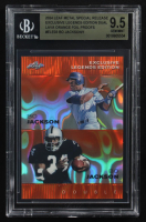 Bo Jackson / Bo Jackson /  2024 Leaf Metal Special Release Exclusive Legends Ed. Dual Lava Orange Foil Proofs #ELE03 (BGS 9.5) at PristineAuction.com