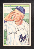 Casey Stengel 1952 Bowman #217 MG at PristineAuction.com
