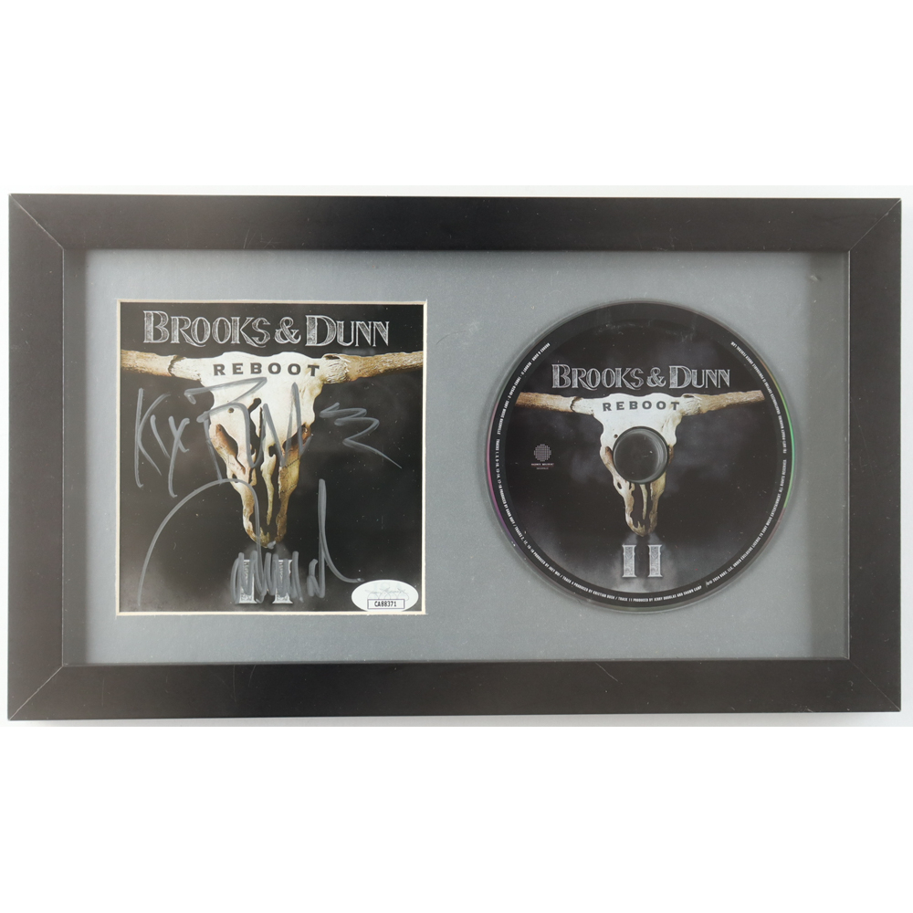 Ronnie Dunn & Kix Brooks Signed Brooks & Dunn "Reboot II" Custom Framed CD Insert Display (JSA) at PristineAuction.com