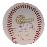 Freddy Garcia Signed 2005 World Series Logo Baseball Inscribed "05 WS Champs" (Schwartz) at PristineAuction.com