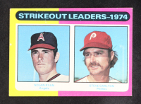 Nolan Ryan / Steve Carlton 1975 Topps #312 Strikeout Leaders at PristineAuction.com