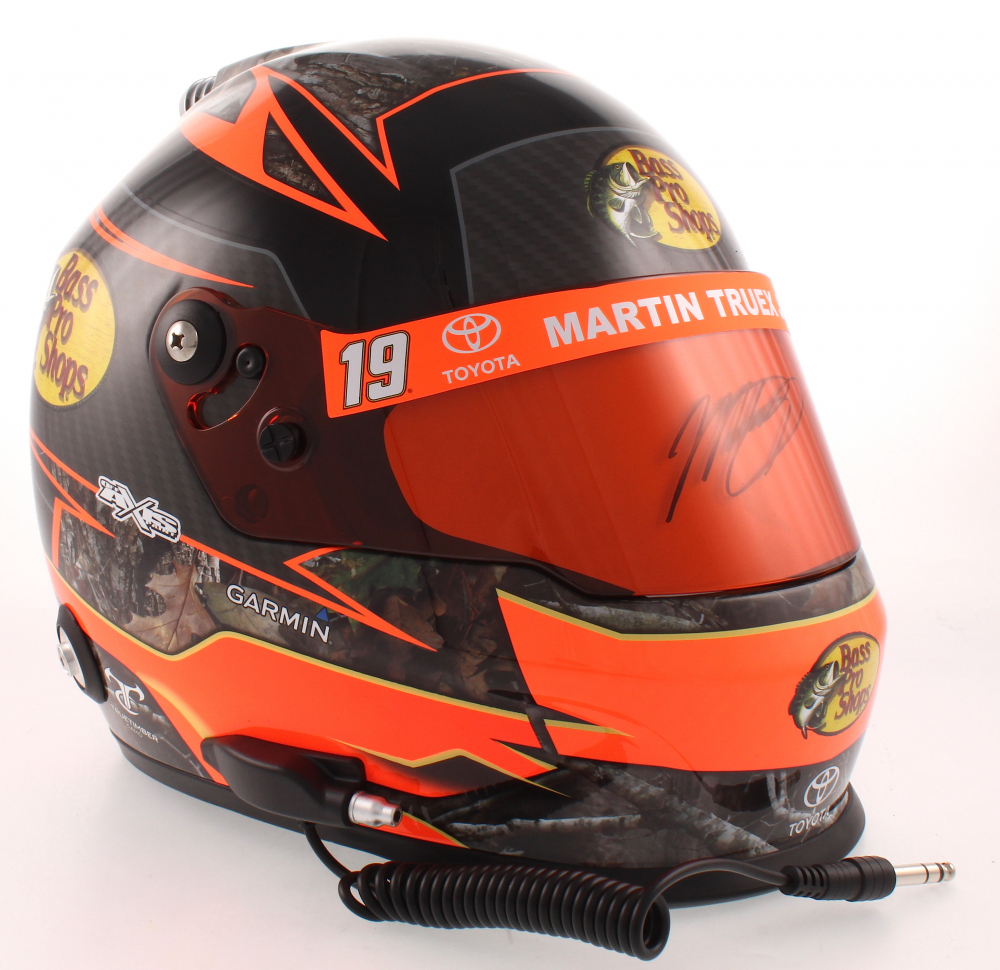 Martin Truex Jr. Signed 2019 NASCAR Bass Pro Shops Full-Size Helmet (PA) at PristineAuction.com Martin Truex Jr. Signed 2019 NASCAR Bass Pro Shops Full-Size Helmet (PA) at PristineAuction.com