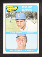 Sandy Koufax / Don Drysdale 1965 Topps #8 / NL ERA Leaders at PristineAuction.com