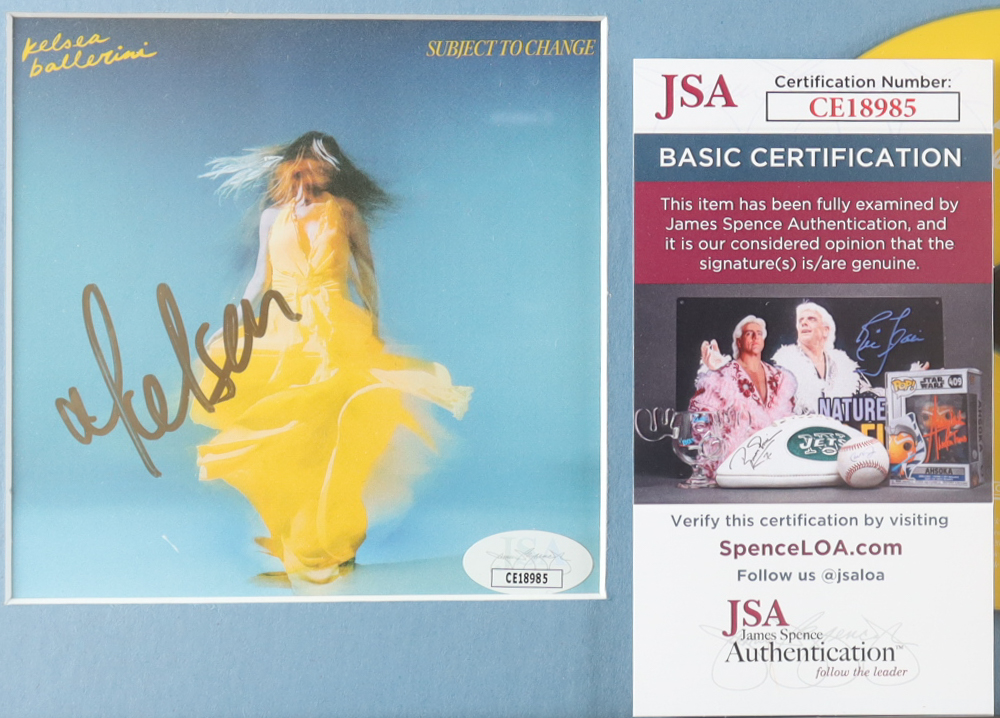 Signed Insert Cd Kelsea Ballerini Signed Custom Framed