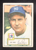Joe Page 1952 Topps #48C Red Back at PristineAuction.com