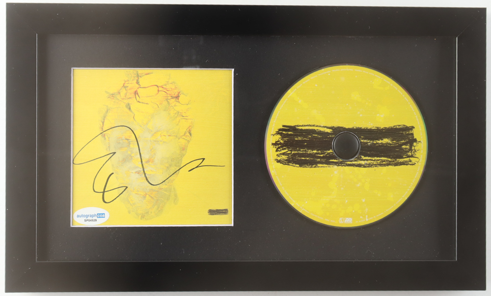 Signed Insert Cd Ed Sheeran Signed