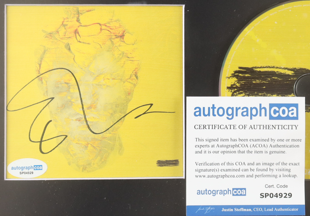 Ed Sheeran Signed 