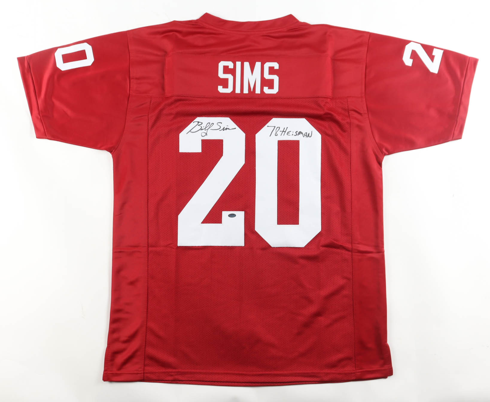 Billy Sims Signed Jersey Inscribed "78 Heisman" (Schwartz) at PristineAuction.com Billy Sims Signed Jersey Inscribed "78 Heisman" (Schwartz) at PristineAuction.com