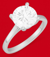 New 1.43 Carats Lab Grown Diamond Ring  Round D, VS1 | Estimated Retail Value: $2,600 (UGL & IGI Certs) at PristineAuction.com