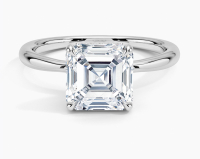 New 4.05 Carats Lab Grown Diamond Ring  F, VS2 | Asscher Cut | Estimated Retail Value: $7,000 (UGL & IGI Certs) at PristineAuction.com