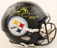 Jerome Bettis Signed Steelers Full-Size Authentic On-Field Speed Helmet Inscribed "HOF 15" (Beckett) at PristineAuction.com