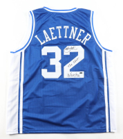 Christian Laettner Signed Jersey Inscribed "The Shot 3/28/92" (Schwartz) at PristineAuction.com