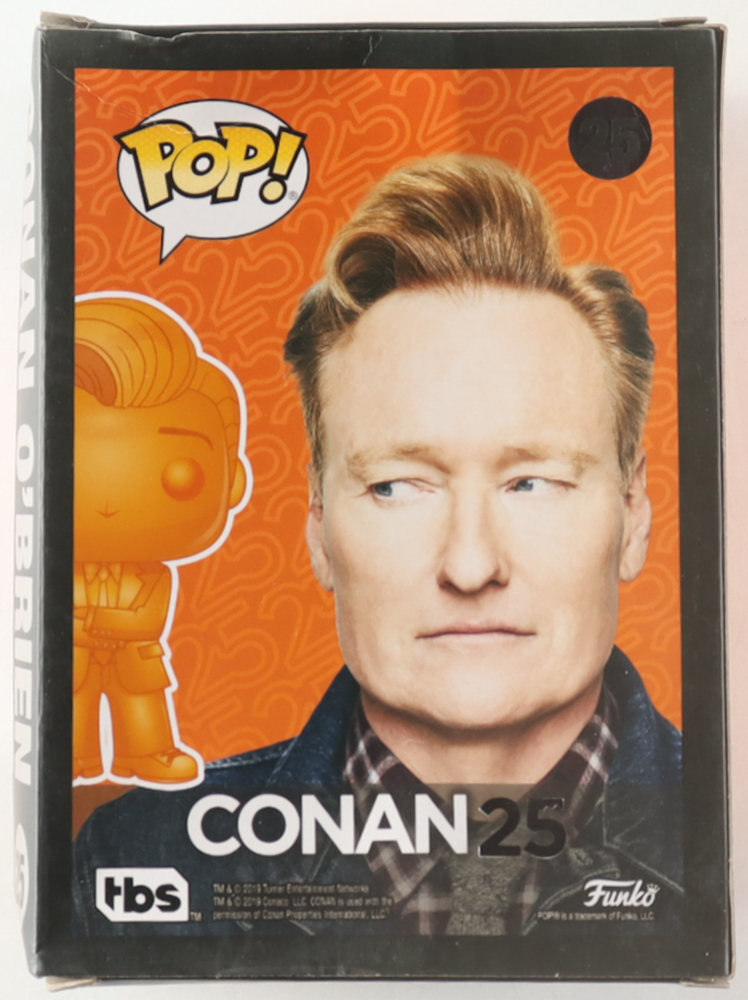Conan O'Brien Signed "Conan" #25 Funko Pop! Vinyl Figure (JSA) at PristineAuction.com Conan O'Brien Signed "Conan" #25 Funko Pop! Vinyl Figure (JSA) at PristineAuction.com