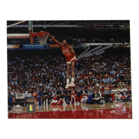 Dominique Wilkins Signed Hawks 8x10 Photo (Schwartz) at PristineAuction.com