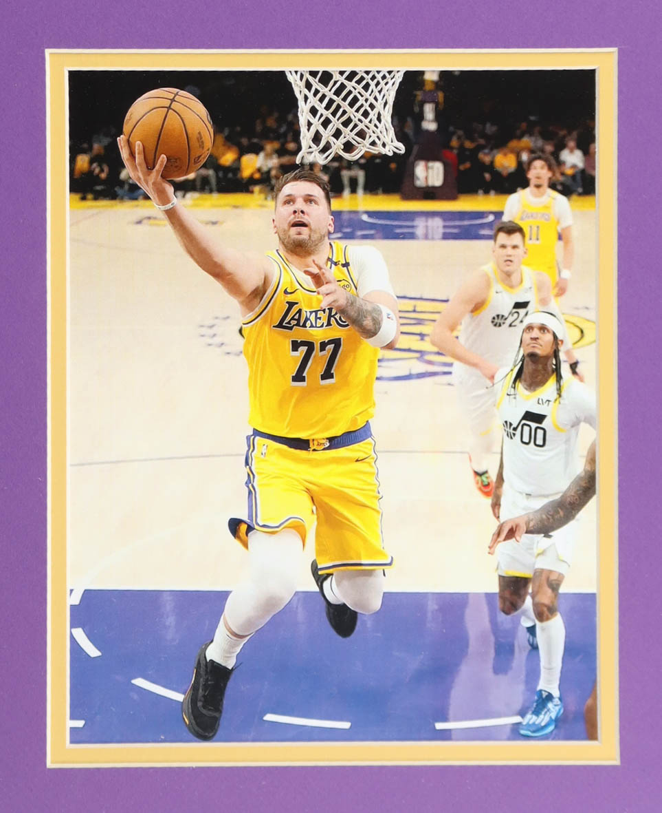 Luka Doncic Signed Custom Framed Jersey Display (JSA) at PristineAuction.com Luka Doncic Signed Custom Framed Jersey Display (JSA) at PristineAuction.com