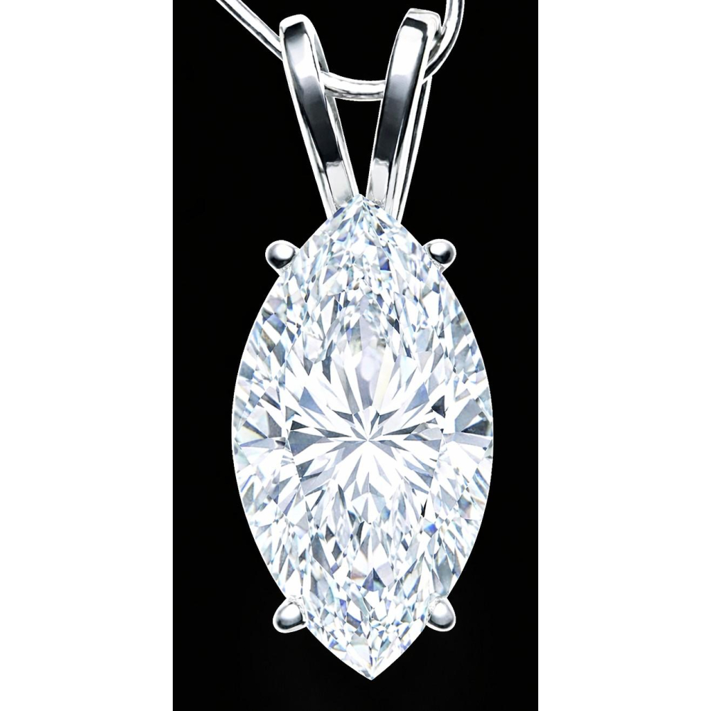 7.07 Carats Lab Grown Diamond Pendant E, VS1 | $11,000 Estimated Retail Value (UGL & IGI Certs) | Brand New at PristineAuction.com