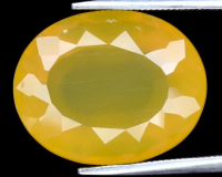 10.92 Carats Natural Yellow Opal Loose at PristineAuction.com