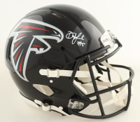 Drake London Signed Falcons Full-Size Authentic On-Field Speed Helmet (Beckett) at PristineAuction.com