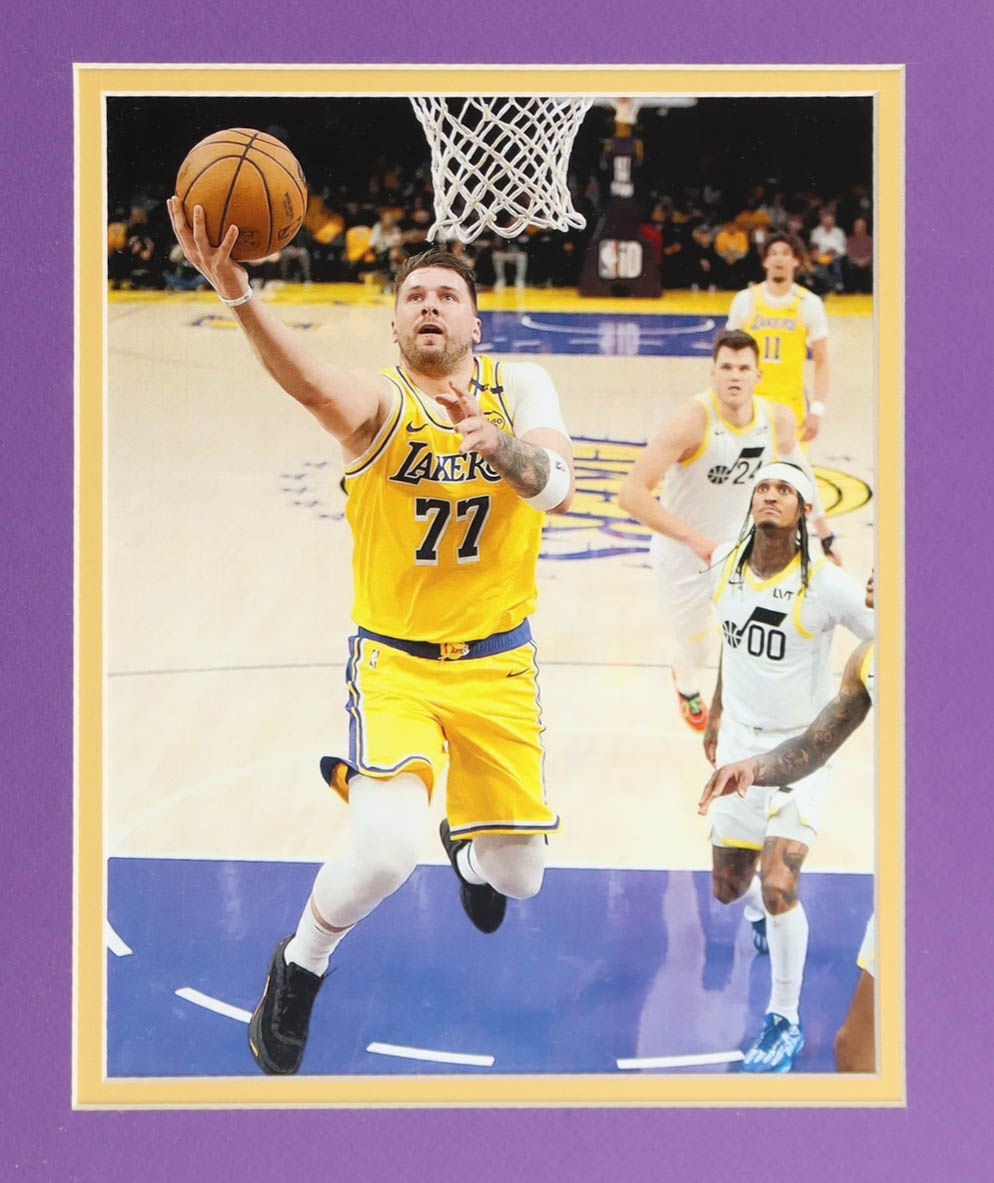 Luka Doncic Signed Custom Framed Jersey Display (JSA) at PristineAuction.com Luka Doncic Signed Custom Framed Jersey Display (JSA) at PristineAuction.com