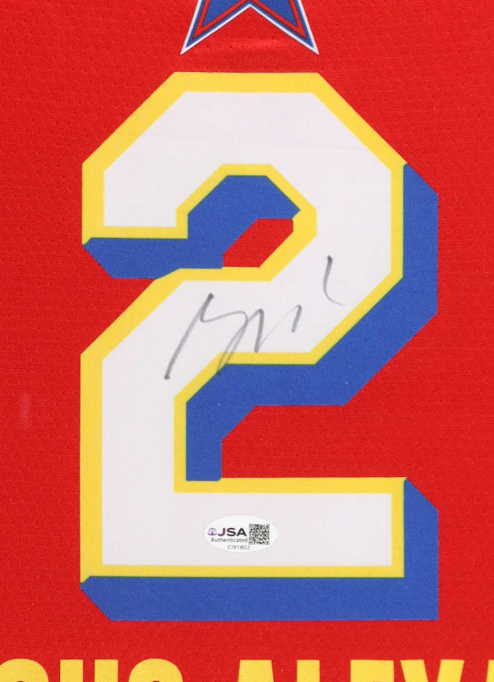Shai Gilgeous-Alexander Signed Custom Framed Jersey Display (JSA) at PristineAuction.com Shai Gilgeous-Alexander Signed Custom Framed Jersey Display (JSA) at PristineAuction.com