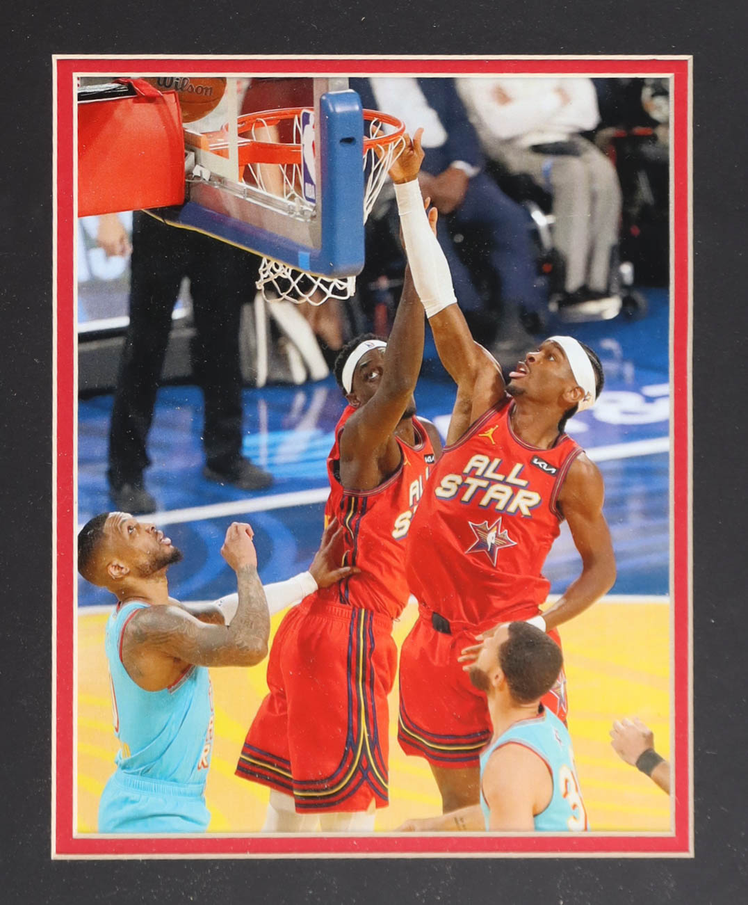 Shai Gilgeous-Alexander Signed Custom Framed Jersey Display (JSA) at PristineAuction.com Shai Gilgeous-Alexander Signed Custom Framed Jersey Display (JSA) at PristineAuction.com