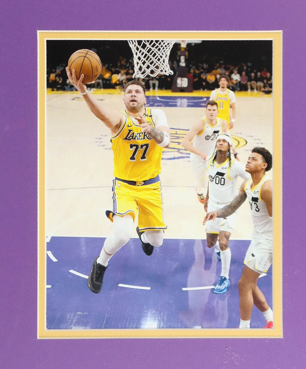 Luka Doncic Signed Custom Framed Jersey Display (JSA) at PristineAuction.com Luka Doncic Signed Custom Framed Jersey Display (JSA) at PristineAuction.com