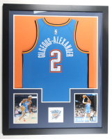 Shai Gilgeous-Alexander Signed Custom Framed Jersey Display (JSA) at PristineAuction.com