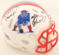 Marc Edwards Signed Patriots Throwback Speed Mini Helmet Inscribed "SB XXXVI Champs!" (JSA) at PristineAuction.com