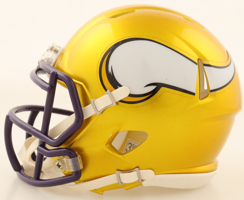 Justin Jefferson Signed Vikings Flash Alternate Speed Mini Helmet (JSA) at PristineAuction.com Justin Jefferson Signed Vikings Flash Alternate Speed Mini Helmet (JSA) at PristineAuction.com