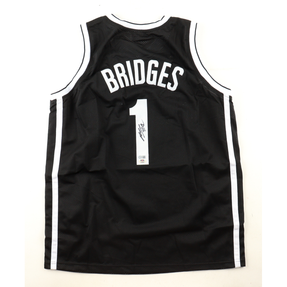 Mikal Bridges Signed Jersey (PSA & USA SM) at PristineAuction.com