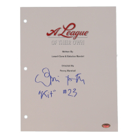 Lori Petty Signed "A League of Their Own" Movie Script Cover Page Inscribed "Kit" (Schwartz) at PristineAuction.com